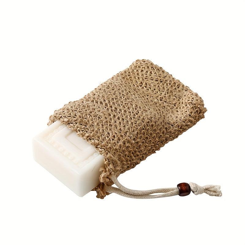5pcs Soap Bubble Mesh Bags Exfoliating Foam Net Drawstring Holder