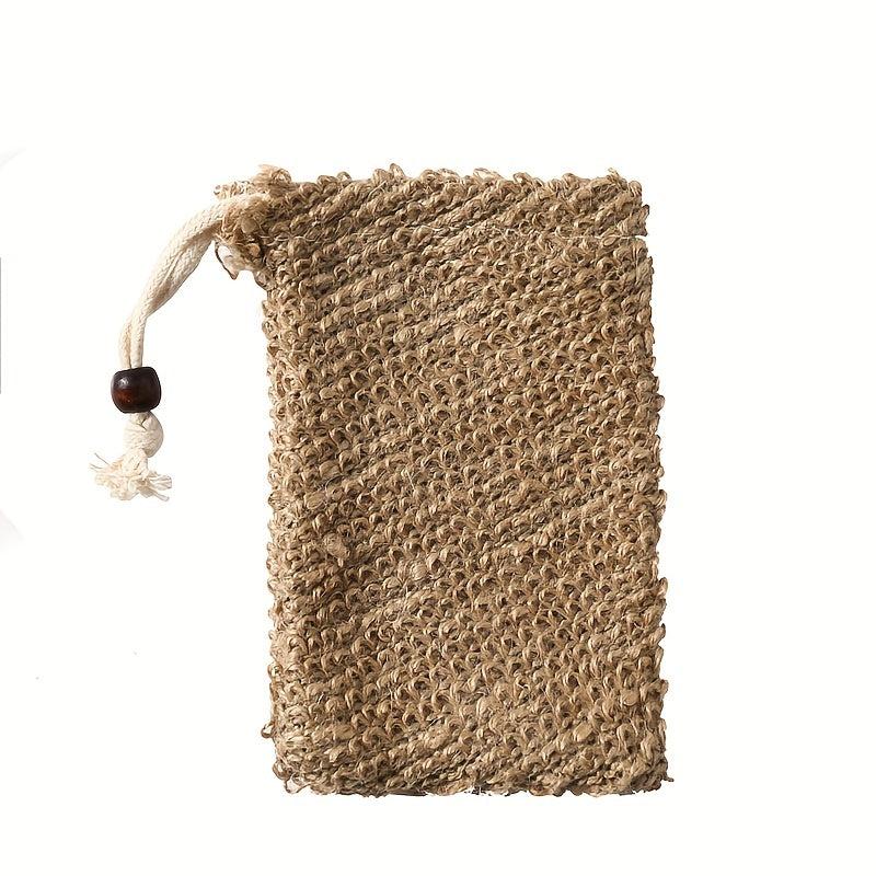 5pcs Soap Bubble Mesh Bags Exfoliating Foam Net Drawstring Holder