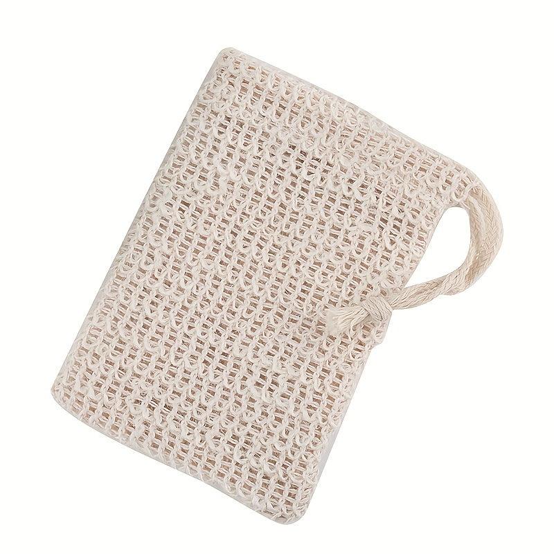 5pcs Soap Bubble Mesh Bags Exfoliating Foam Net Drawstring Holder