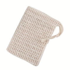5pcs Soap Bubble Mesh Bags Exfoliating Foam Net Drawstring Holder