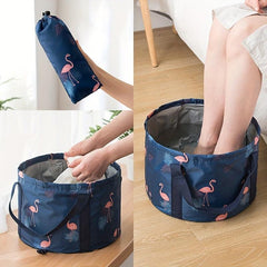 Collapsible Foot Soak Tub With Handle Portable Feet Spa Soaking Basin