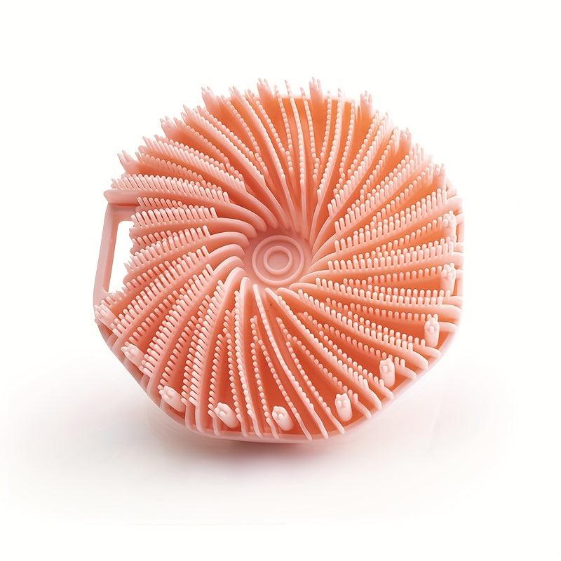 Soft Silicone Body Scrubber Handheld Shower Cleansing Brush