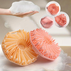 Soft Silicone Body Scrubber Handheld Shower Cleansing Brush