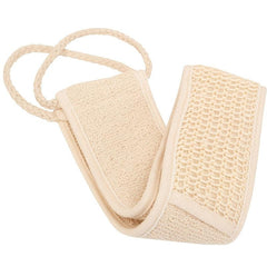 Linen Back Scrubber Towel Body Exfoliator With Handles