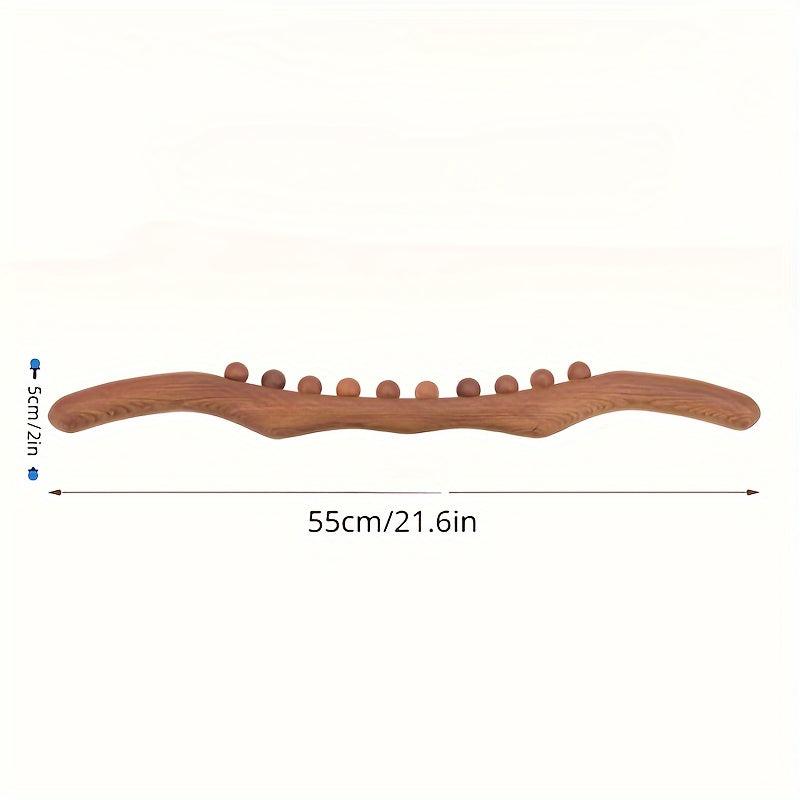 Wooden Lymphatic Drainage Massager Handheld Massage Stick Wood Care Tool