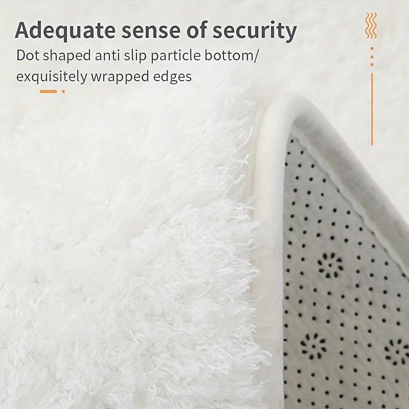 Plush Bathroom Rug Mat Soft Absorbent Non Slip Washable