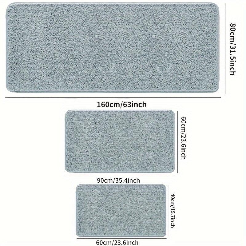 Plush Bathroom Rug Mat Soft Absorbent Non Slip Washable