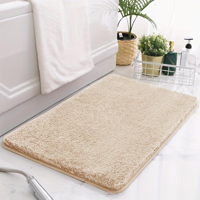 Plush Bathroom Rug Mat Soft Absorbent Non Slip Washable