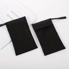 Exfoliating Soap Bag Scrubber with Foaming Saver and Towel Holder
