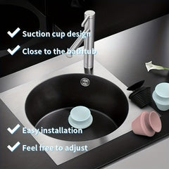 Universal Bathroom Bath Plug Kitchen Dishwasher Drain Plug with Suction Cup
