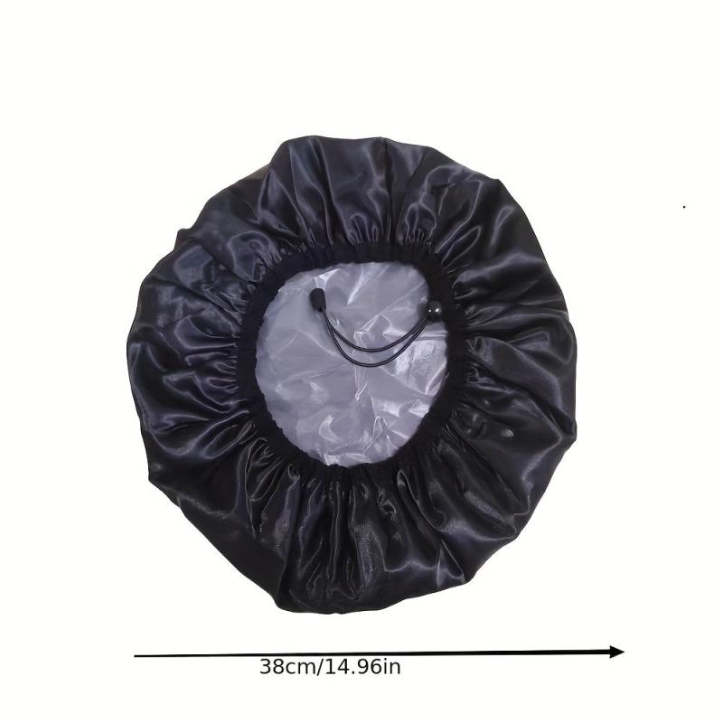Women's Waterproof Shower Cap Adjustable Pullover Bath Cap