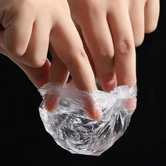 100PCS Disposable Clear Ear Protect Caps for Shower Hair Dye Bathing