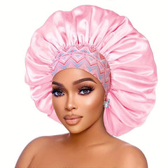Large Shower Caps Waterproof Bath Caps Plastic Reusable Elastic Band Hair Hat