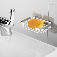 Double Bar Soap Holder Self Adhesive Shower Soap Holder