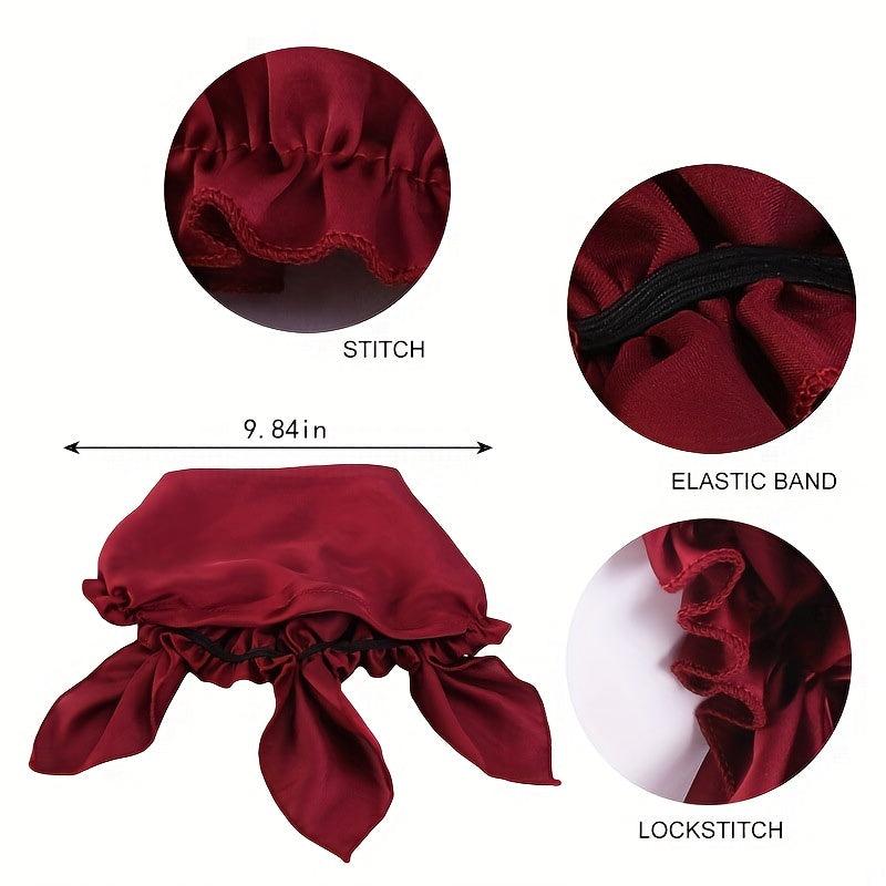 Satin Silky Sleeping Cap for Comfortable Sleep