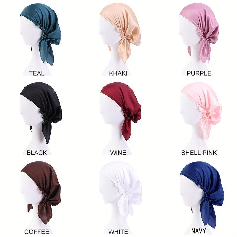 Satin Silky Sleeping Cap for Comfortable Sleep