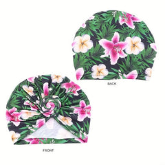 Coiled Shower Caps Waterproof Bath Caps Elastic Band Bath Hair Hat