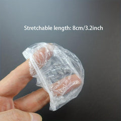 30pcs Clear Waterproof Ear Covers for Bathing and Salon Use