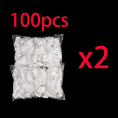30pcs Clear Waterproof Ear Covers for Bathing and Salon Use
