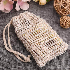 10-Pack Sisal Soap Saver Bag for Exfoliation and Drying
