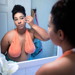 Adjustable Neck Hanging Bra Bath Towel - Women's Home Breastfeeding Gift