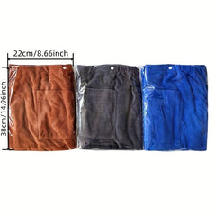 Men's Bath Spa Wrap Towel With Pocket for Saunas College Dorms Pools Gyms