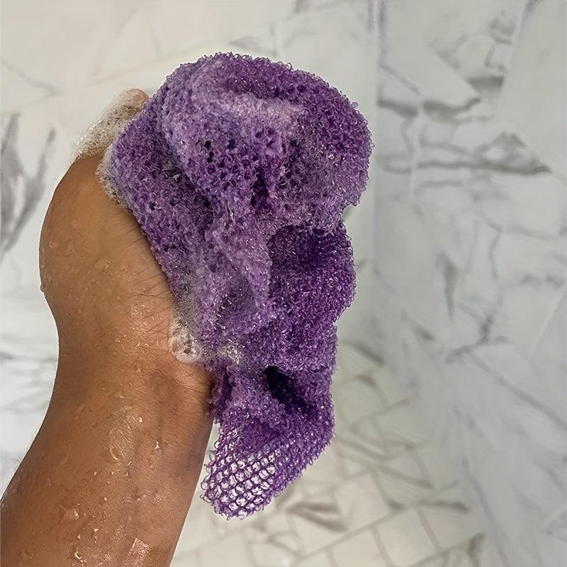3 African Bath Sponges Exfoliating Shower Scrubber Pink