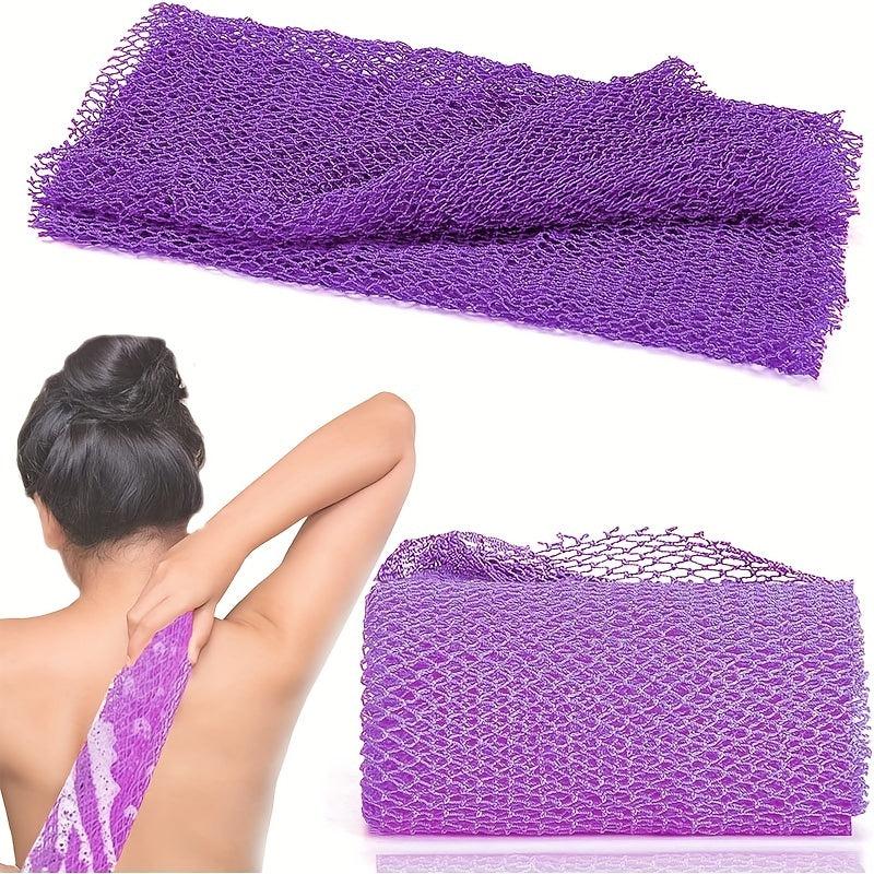 3 African Bath Sponges Exfoliating Shower Scrubber Pink
