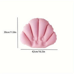 Bath Pillow with Suction Cups for Comfortable Headrest