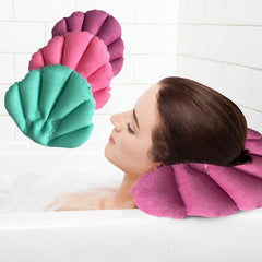 Bath Pillow with Suction Cups for Comfortable Headrest