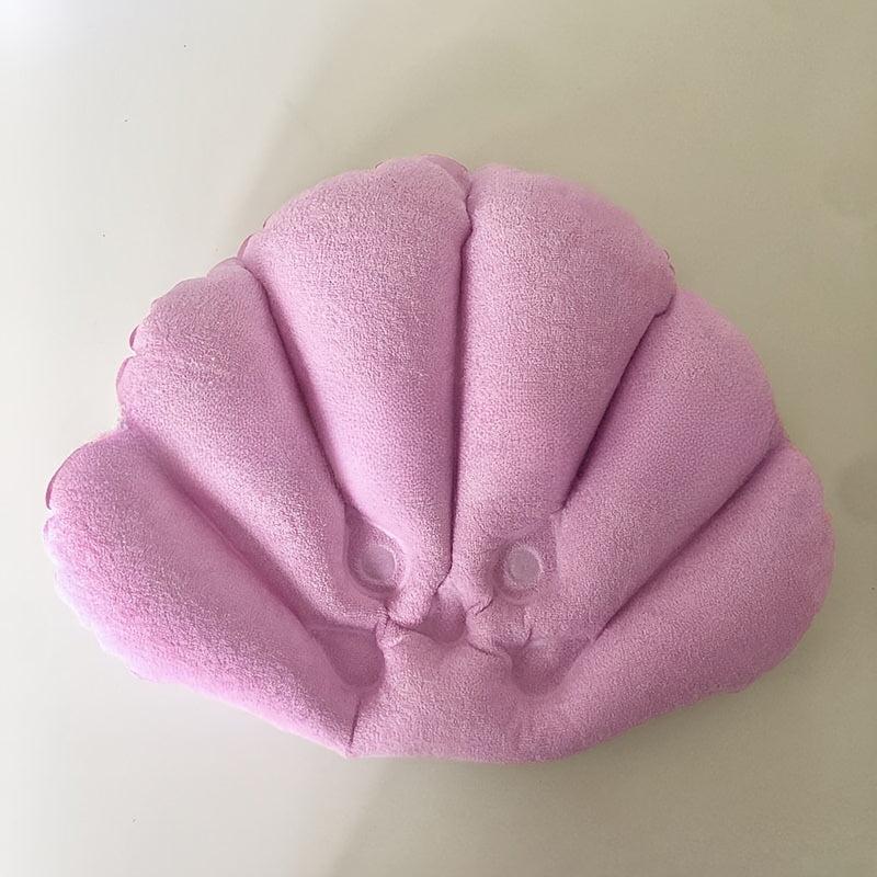 Bath Pillow with Suction Cups for Comfortable Headrest