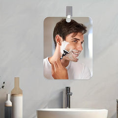 Fogless Shower Mirror for Shaving - Wall Hanging Bathroom Mirror