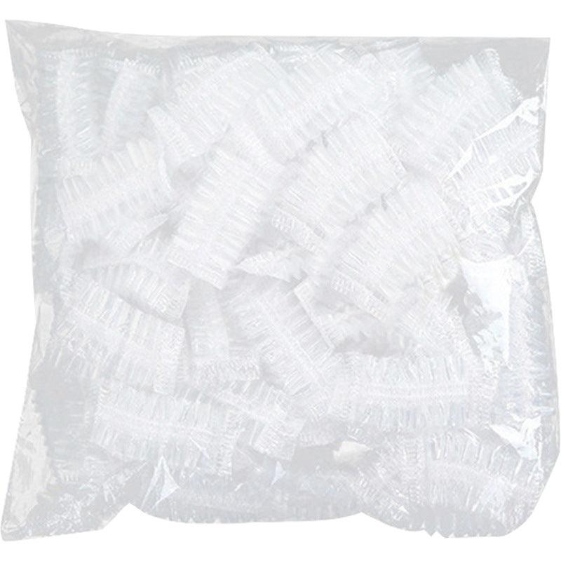 100pcs Disposable Ear Covers Waterproof Ear Protectors Clear Ear Caps