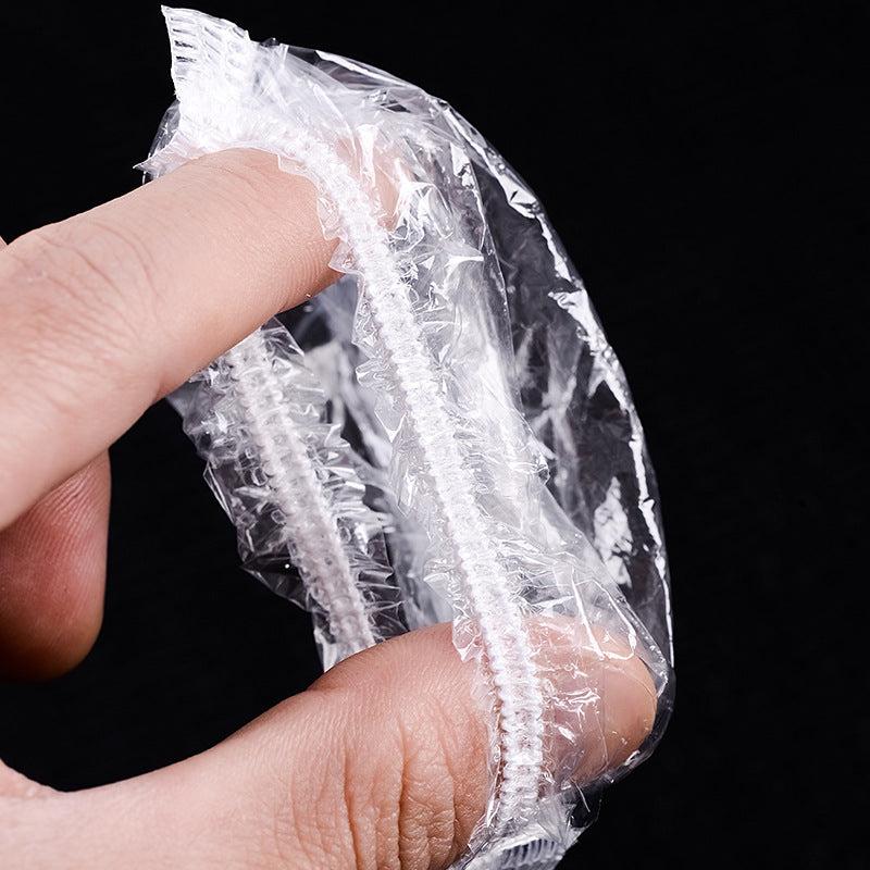 100pcs Disposable Ear Covers Waterproof Ear Protectors Clear Ear Caps