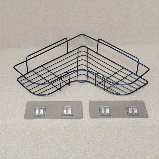 Bathroom Punch Corner Wall Hanging Rack 14 17inch 10 24inch