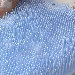 Shower Foot Scrubber Mat Wall Mounted Bath Massage Pad