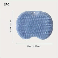 Shower Foot Scrubber Mat Wall Mounted Bath Massage Pad