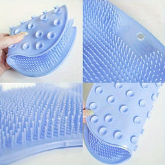 Shower Foot Scrubber Mat Wall Mounted Bath Massage Pad