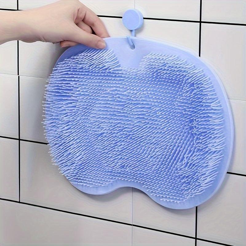 Shower Foot Scrubber Mat Wall Mounted Bath Massage Pad