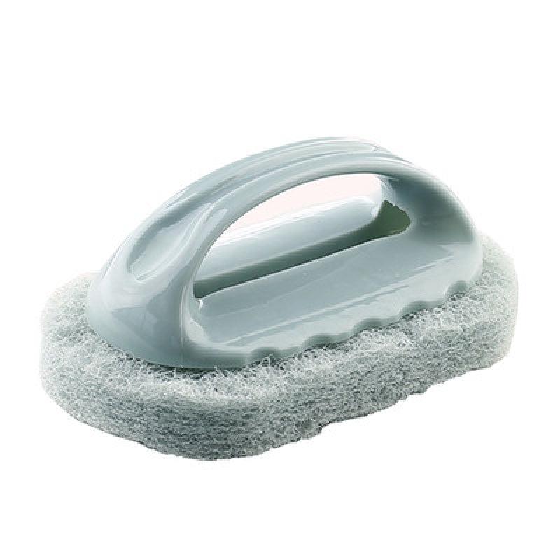 2pcs Handled Bathtub Scrubber Deep Cleaning Sponge Scrub Brush