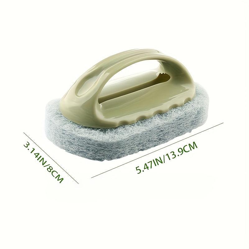 2pcs Handled Bathtub Scrubber Deep Cleaning Sponge Scrub Brush