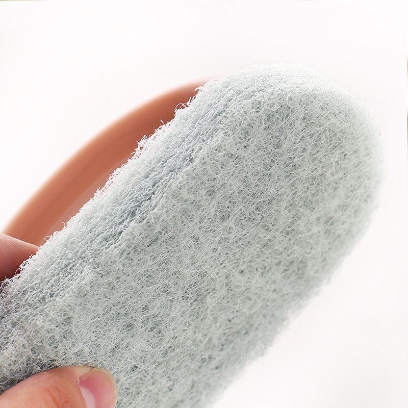 2pcs Handled Bathtub Scrubber Deep Cleaning Sponge Scrub Brush