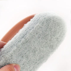 2pcs Handled Bathtub Scrubber Deep Cleaning Sponge Scrub Brush