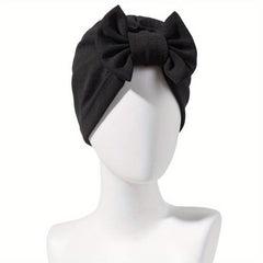 Bow Decor Head Wrap Turbans Shower Cap For Women