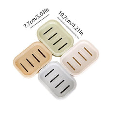 Self Draining Soap Dish Holder Easy to Clean for Shower Bathroom Kitchen