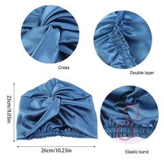 Silky Hair Wrap for Sleeping Double Layer Satin Bonnet