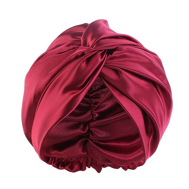 Silky Hair Wrap for Sleeping Double Layer Satin Bonnet