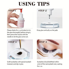 Waterproof False Eyelash Glue Strong Hold Hypoallergenic 5ml