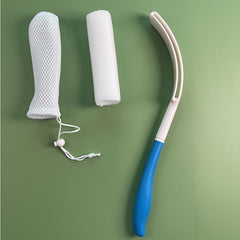 Back Scrubber Shower Lotion Applicator Long Handle Bath Sponge