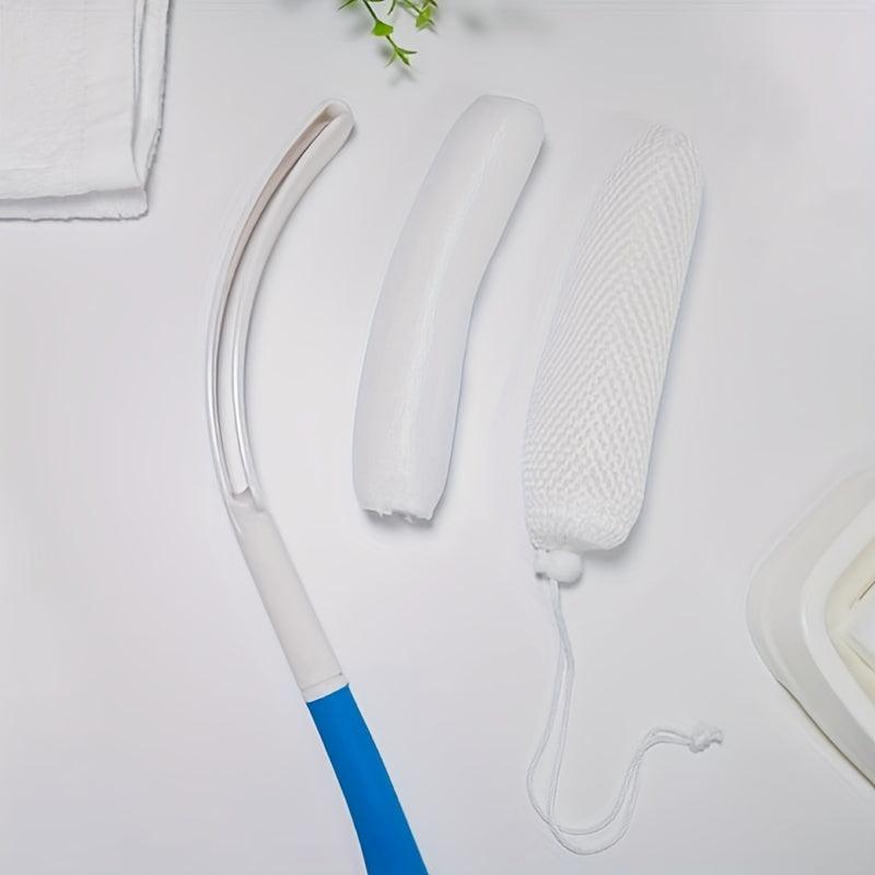 Back Scrubber Shower Lotion Applicator Long Handle Bath Sponge